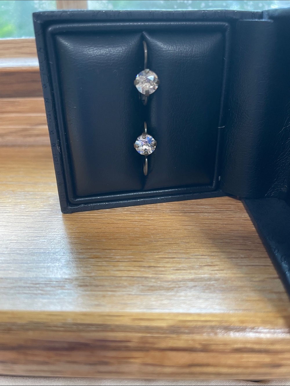 Classic Sabika Crystal Hook Drop Earrings
